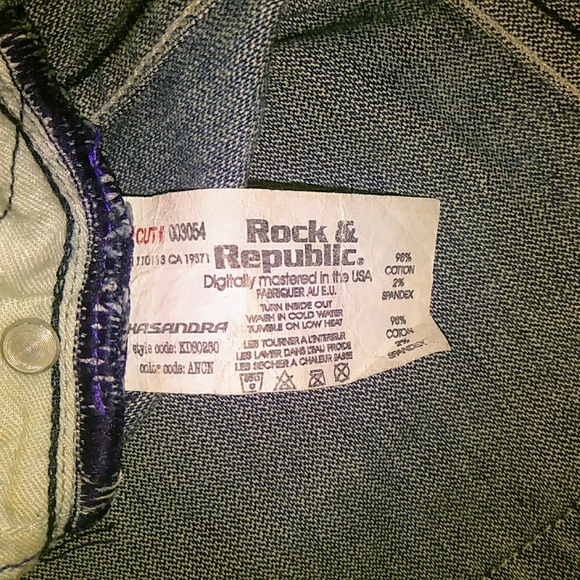 🎸Rock and Republic Kasandra jeans🎸 - Picture 6 of 7